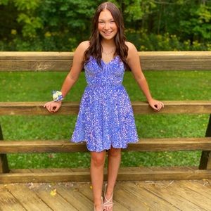 Homecoming Dress - mini sparkly sequin